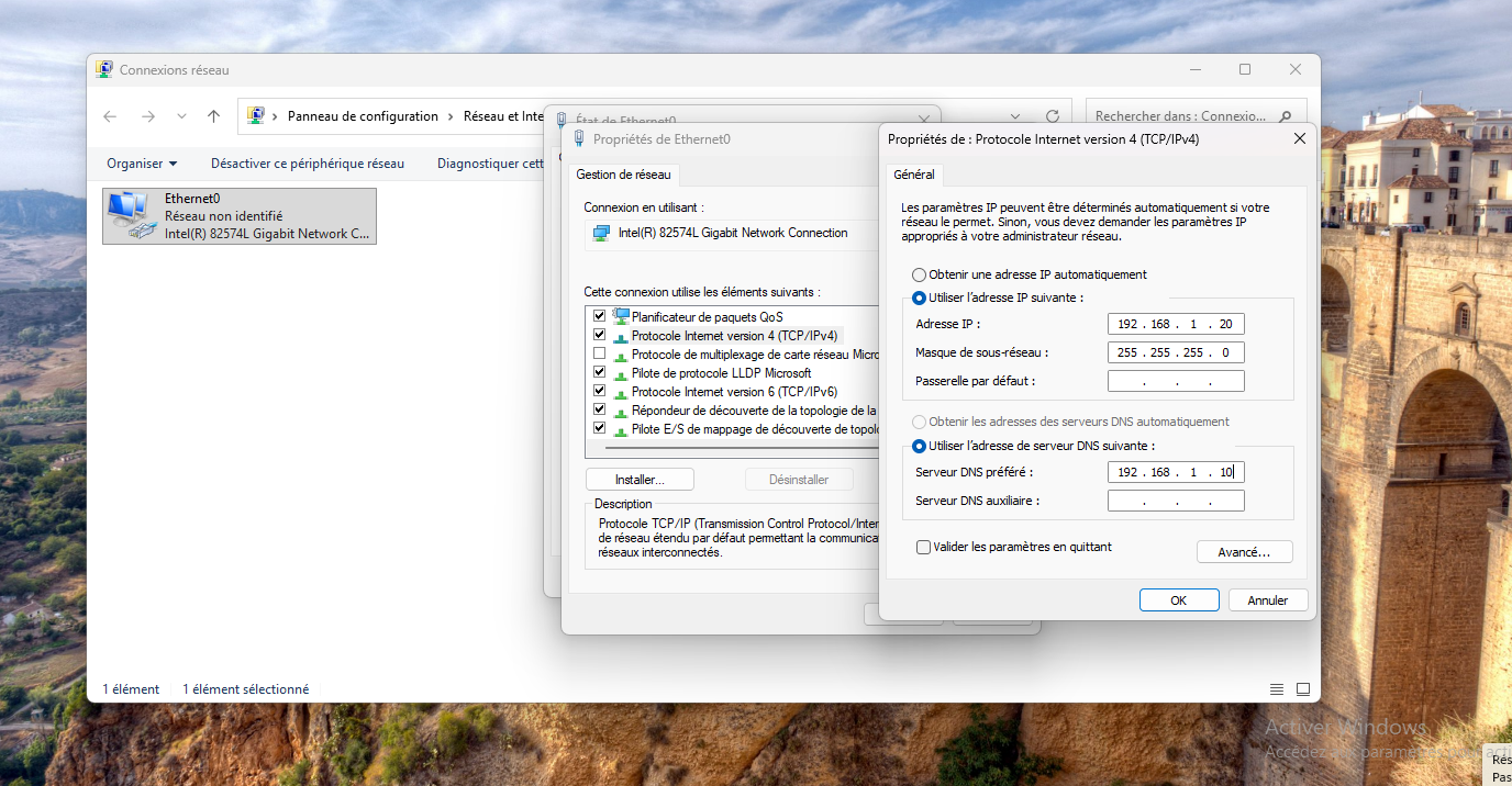Gestion d'Active Directory